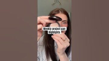 Project pan highlights my most used makeup #projectpan #overconsumption #makeupproducts