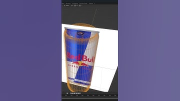 modelling a red bull can in blender