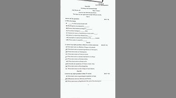 +3 2nd sem BOTANY 2024 questions paper #sambalpuruniversity #exam #semester