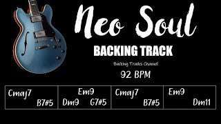 Video thumbnail of "Neo Soul Backing Track In E Minor | 92 BPM (Just The Two Of Us)"