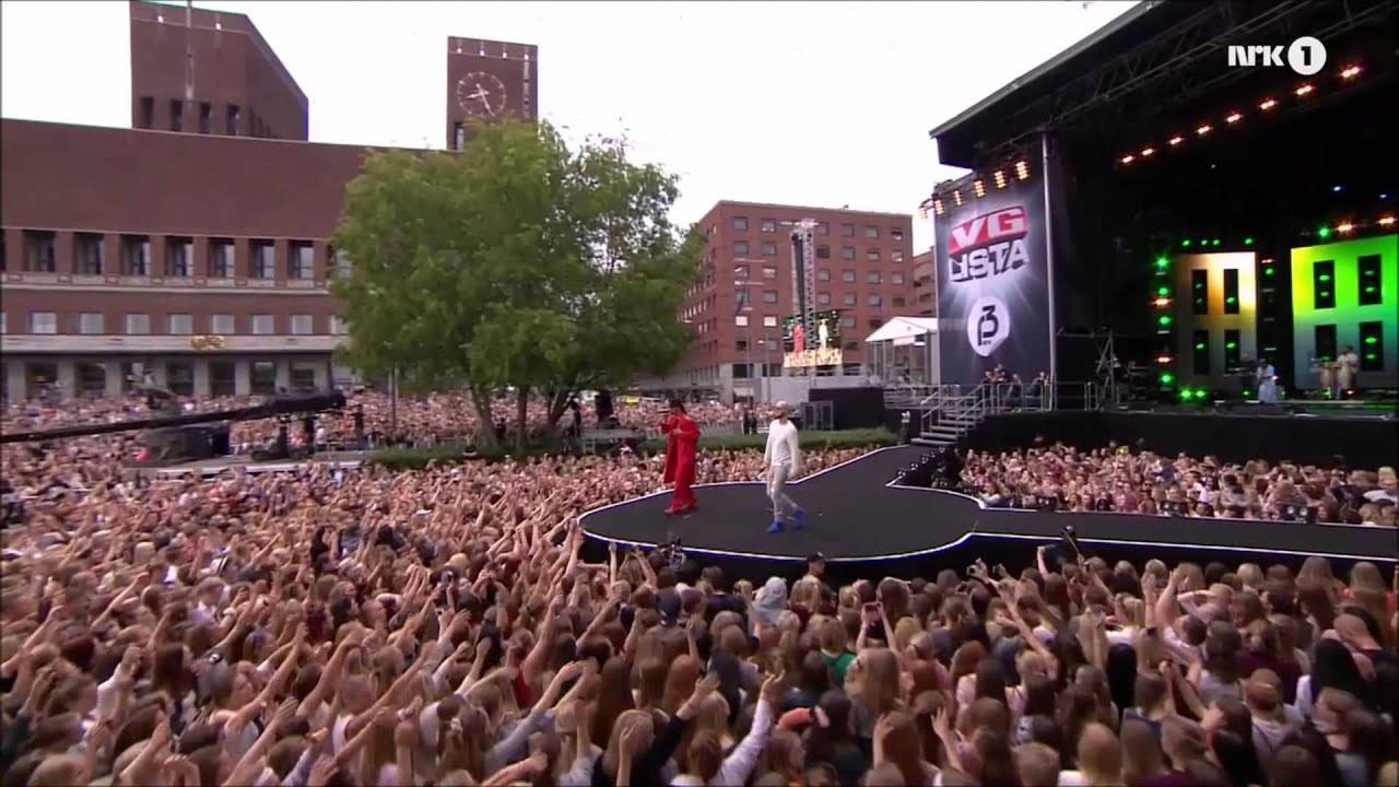 Admiral P feat Nico D - Engel - Rådhusplassen 2015 - 1080p