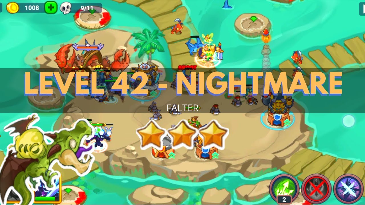 King of Defense 2: Level 42 NIGHTMARE / FALTER / GAMEPLAY GUIDE