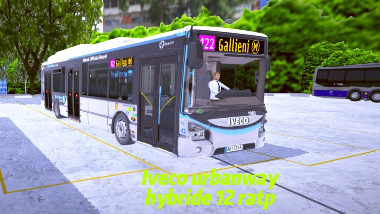 Iveco urbanway hybride 12 ratp idfm pbsu 🇫🇷🇫🇷 