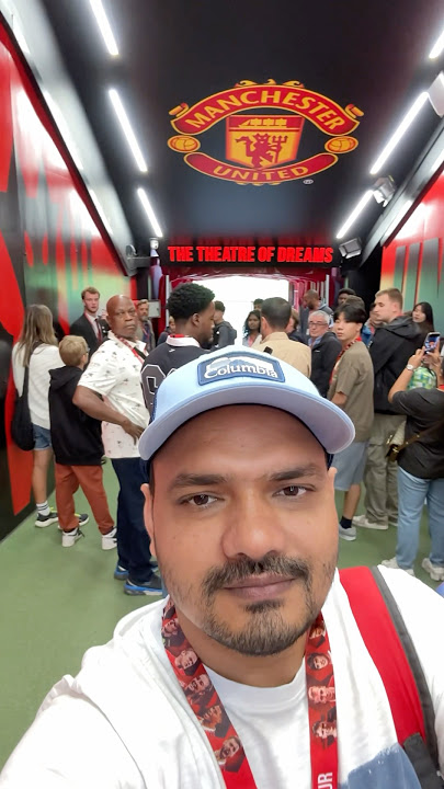 Walked the Tunnel Like a Pro! 🔥⚽ | Old Trafford Tour #manchesterunited #mufc
