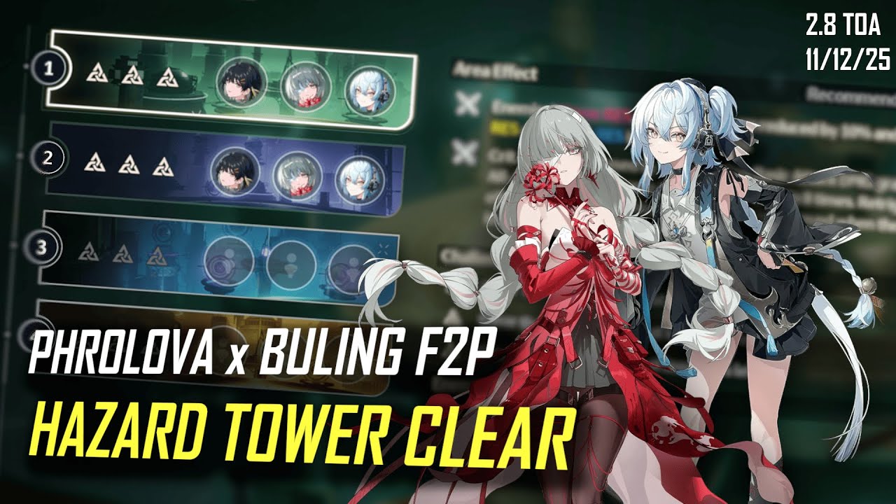 WUWA Buling Clears TOA | S0 Phrolova x S0 Buling | Tower of Adversity | Wuthering Waves