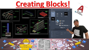 How to Create & Use Blocks in AutoCAD | Block Types, Edit, Write Blocks, and Redefine | BIM Tutorial