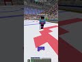 I BECAME A GOALIE IN MINECRAFT HOCKEY! #shorts