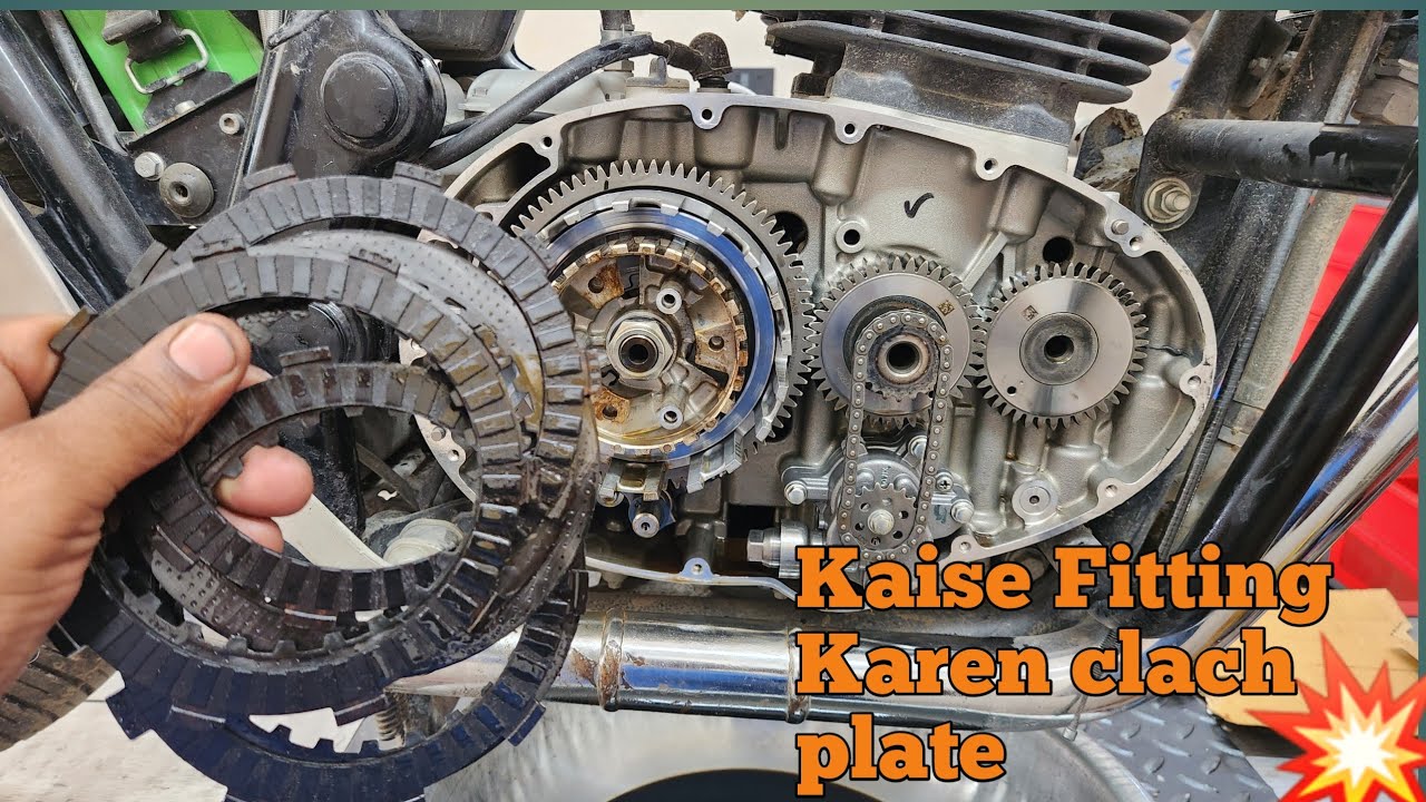 Clutch plate Kaise change Karen GT 650 Continental & interceptor650