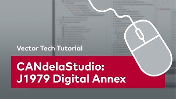 SAE J1979 Digital AnnexデジタルアネックスデータをCANdelaStudioに簡単にインポートする方法 | #VectorTechTutorial（日本語字幕あり）