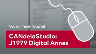 CANdelaStudio | How To Easily Import SAE J1979 Digital Annex Data | #VectorTechTutorial screenshot 5
