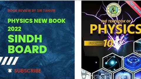 Physics new book for class 10 sindh board ll book review must watch