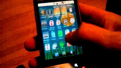 HTC Hero Running Android 2.2 Cyanogenmod 6