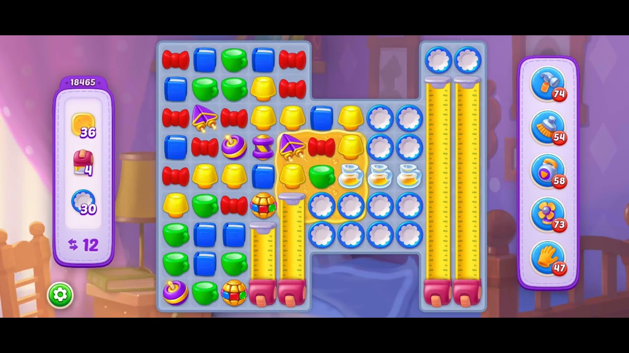 Homescapes Level 18465 Hard