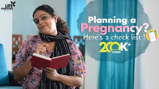 Planning a Pregnancy? Here’s a check list! |Pre-Pregnancy Checklist | Aswathy Sreekanth