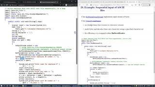 11.11 Another example reading a nd writing a plain text file