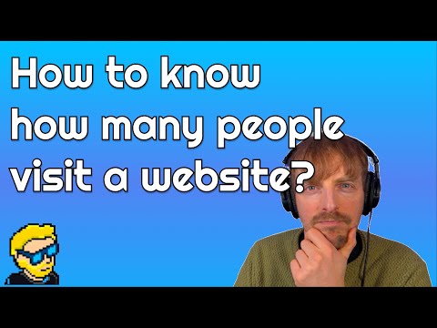 How to know how many people visit a website?