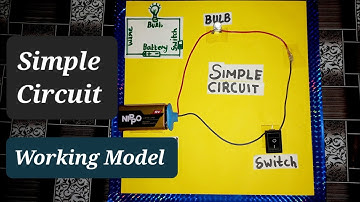 Working model of simple circuit/How to make simple Electric Circuit/science project Kansal Creation