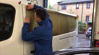 How to: Van panel infill with vinyl  Vehicle Wrap  SignMaker.co  Sign maker in Watford