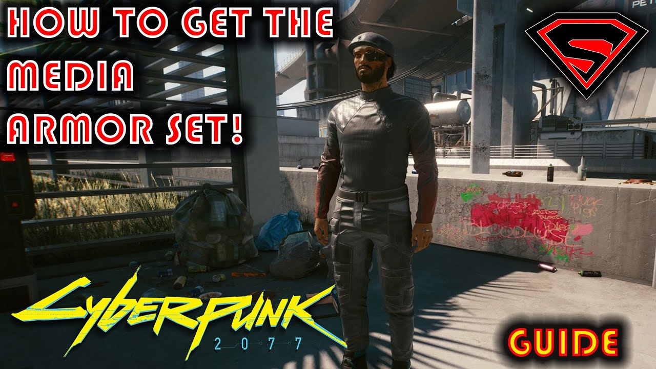 CYBERPUNK 2077 HOW TO GET THE LEGENDARY MEDIA ARMOR SET YouTube
