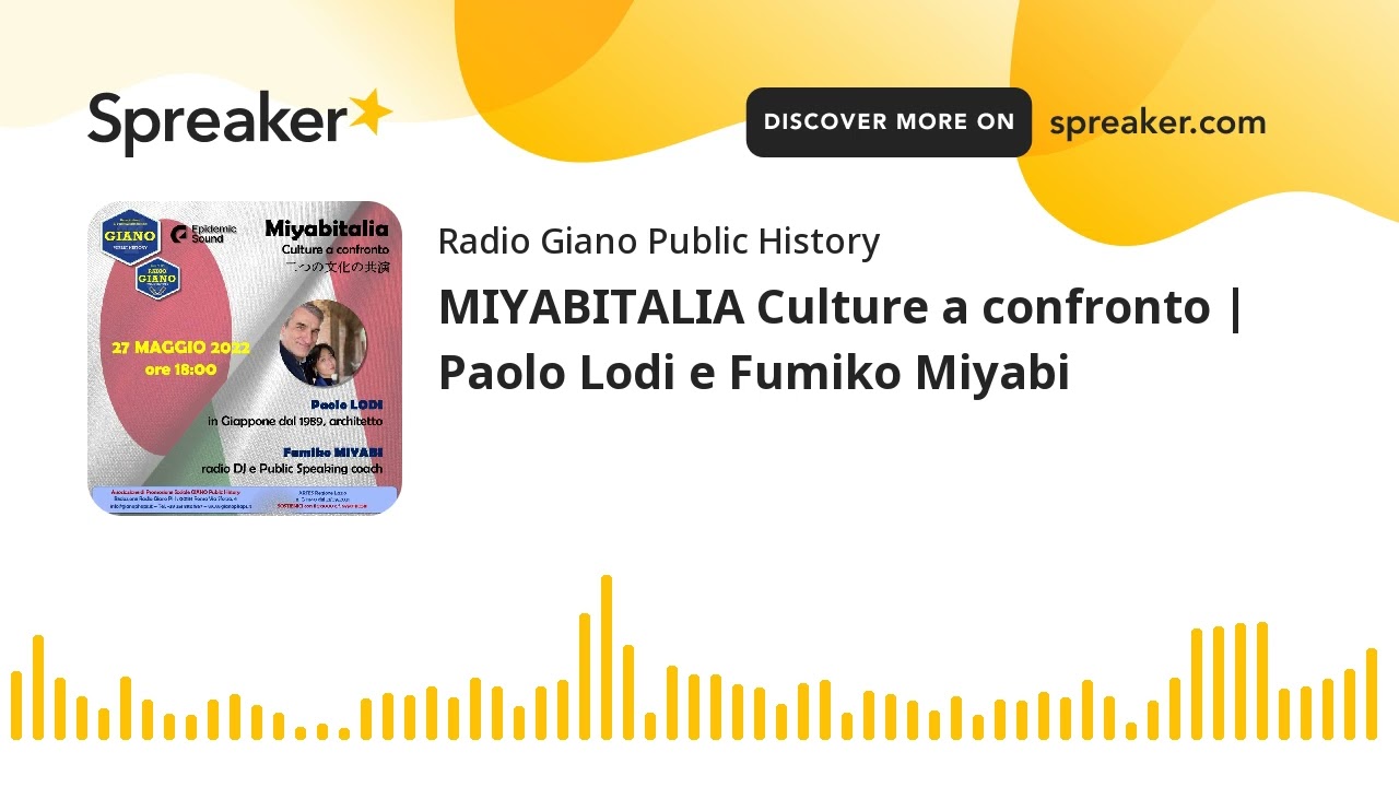 MIYABITALIA Culture a confronto | Paolo Lodi e Fumiko Miyabi