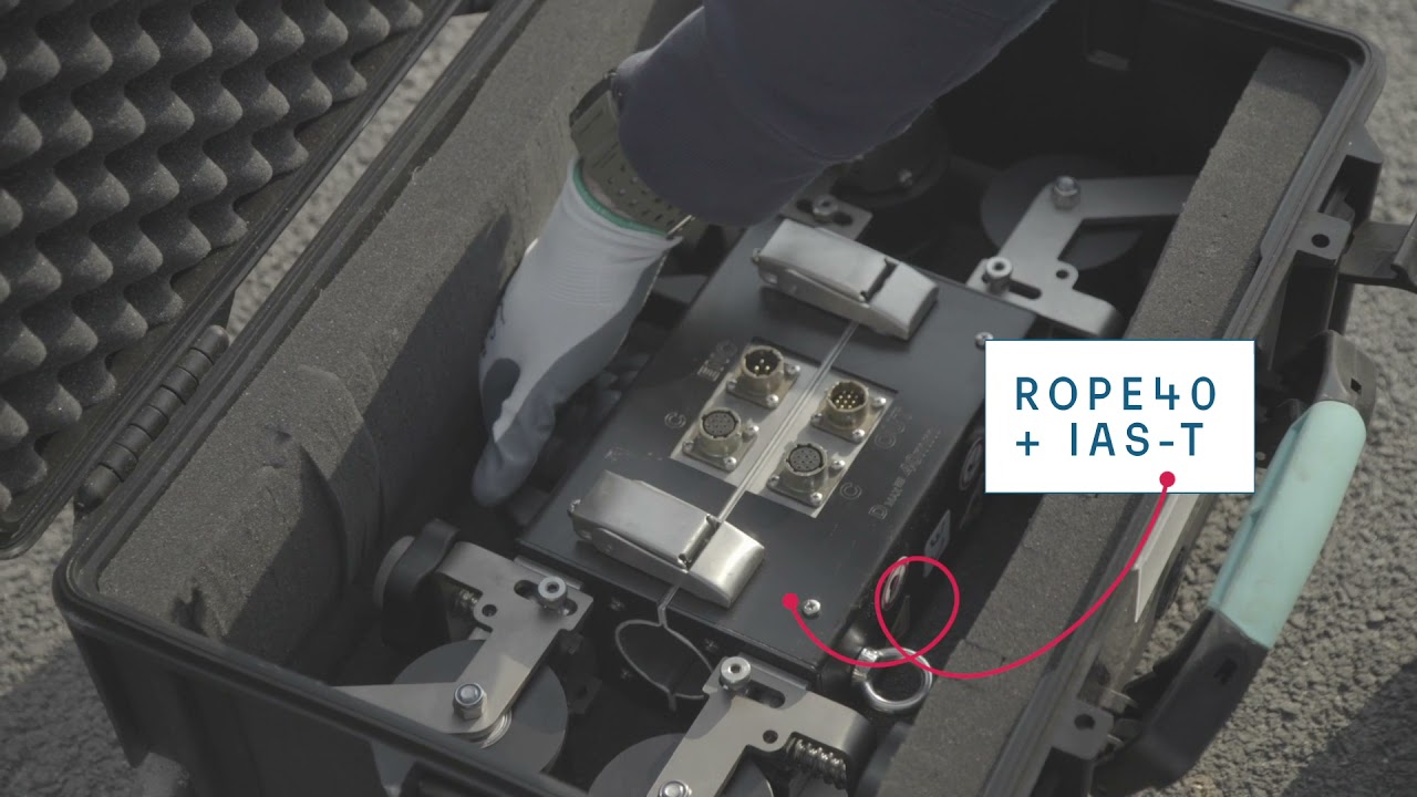Magnetic Rope Testing Vs Vision Testing How To video Magnetic Rope Testing - Harbour Inspection - YouTube