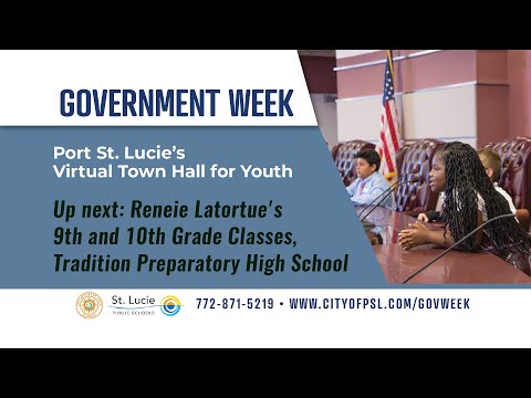 Florida City Government Week: Tradition Preparatory High School