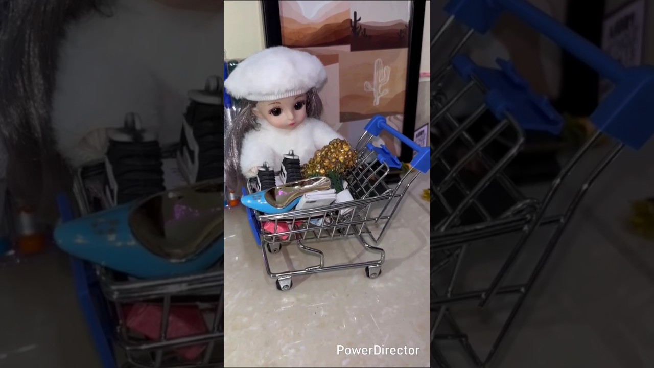 mini shopping 🛒 in mini cart 