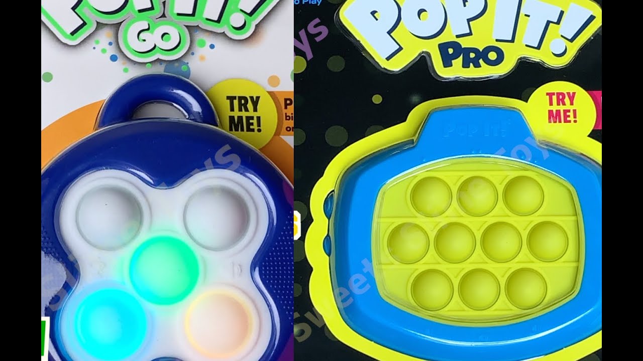 Buffalo Games Pop It! Pro Light-Up Fidget Toy