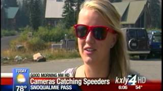 Cameras catching speeders on Snoqualmie Pass