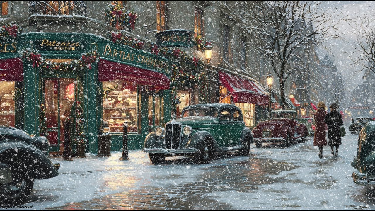 Oldies Jazz Café ☕🎷 Timeless Crooner Vocals & Vintage Classics (1940s–60s)