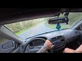 1996 Honda Civic hatchback | B series | driving POV 