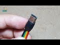 Build mini USB cable