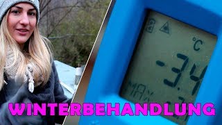 Winterbehandlungrestenmilbung Mit Oxalsäuredihydratlösung 3,5%