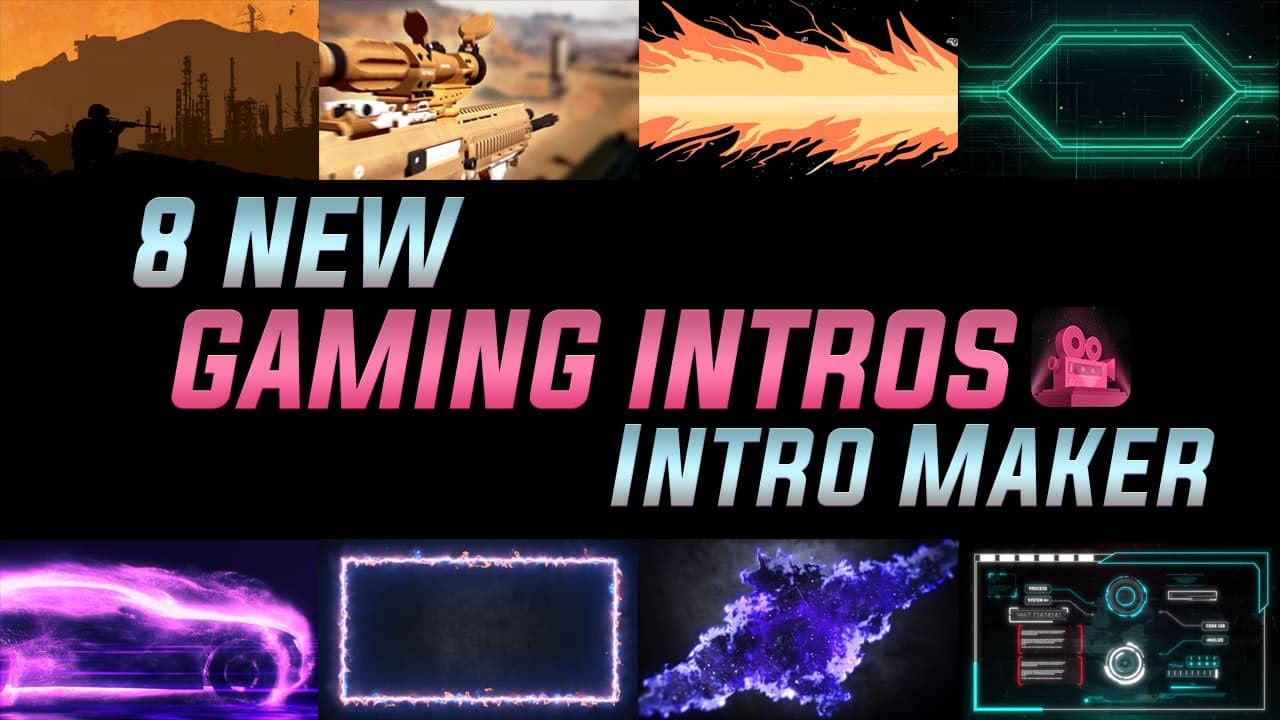 NEW Gaming Intro Templates, After Effects Template Text 3D+2D