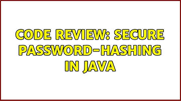 Code Review: Secure password-hashing in Java