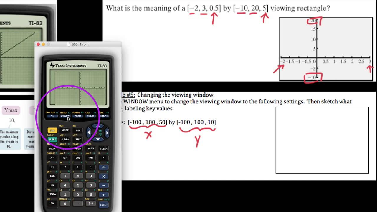 Alg3, 1.1.2, Graphing equations and making tables with calculators