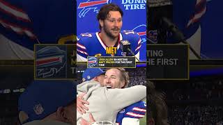 Josh Allen shares story of meeting Matt Prater for the first time 🤝