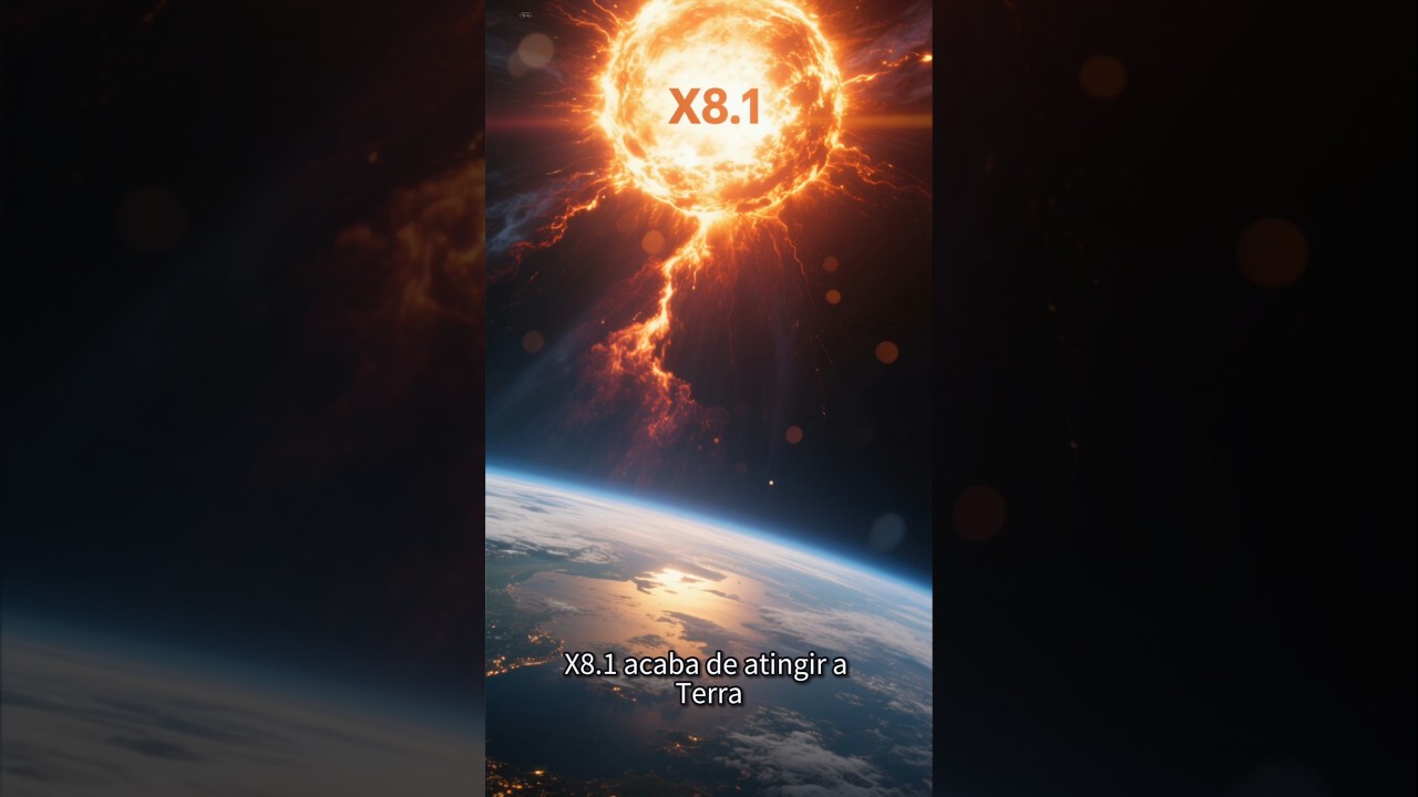 Alerta da NASA: A Mega Explosão Solar X8.1 chegou! ​