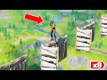 extreme don't get anxiety challenge in fortnite... (8 PERSON SKY BASE!)