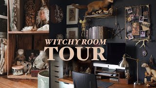 Witchy Room & Art StudioTour (+ Small Altar Tour!) | Pagan Dark Academia Occult Aesthetic