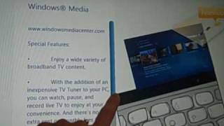 CES 2009  Sneak peek of Windows 7 touchscreen
