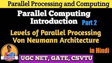 Parallel Processing & Computing | Intro Part2 | VonNeumann Architecture | Lect 2 | Shanu Kuttan |...