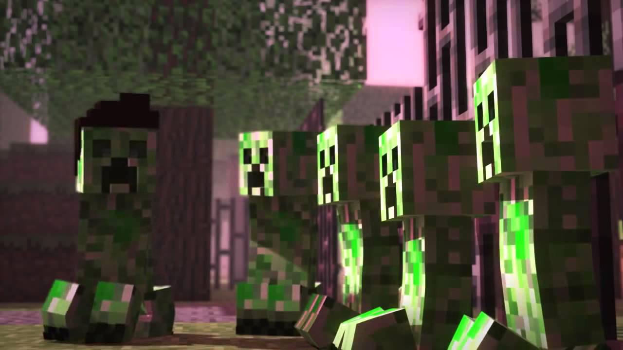 creeper-encounter-animacion-de-minecraft-youtube