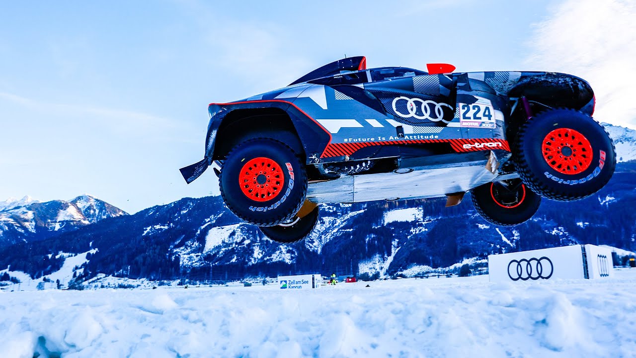 Audi Ken Block Rally Ken Block drives Audi RS Q e-tron Dakar Rally car | “A phenomenal ...