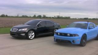 Livernois Tuned 2010 Taurus SHO vs 2011 5.0 Mustang GT