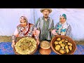 We are invited for SUPER LUNCH!! 🇲🇦 Moroccan Village Food