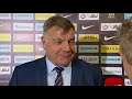 Sam Allardyce's only post-match interview as England manager