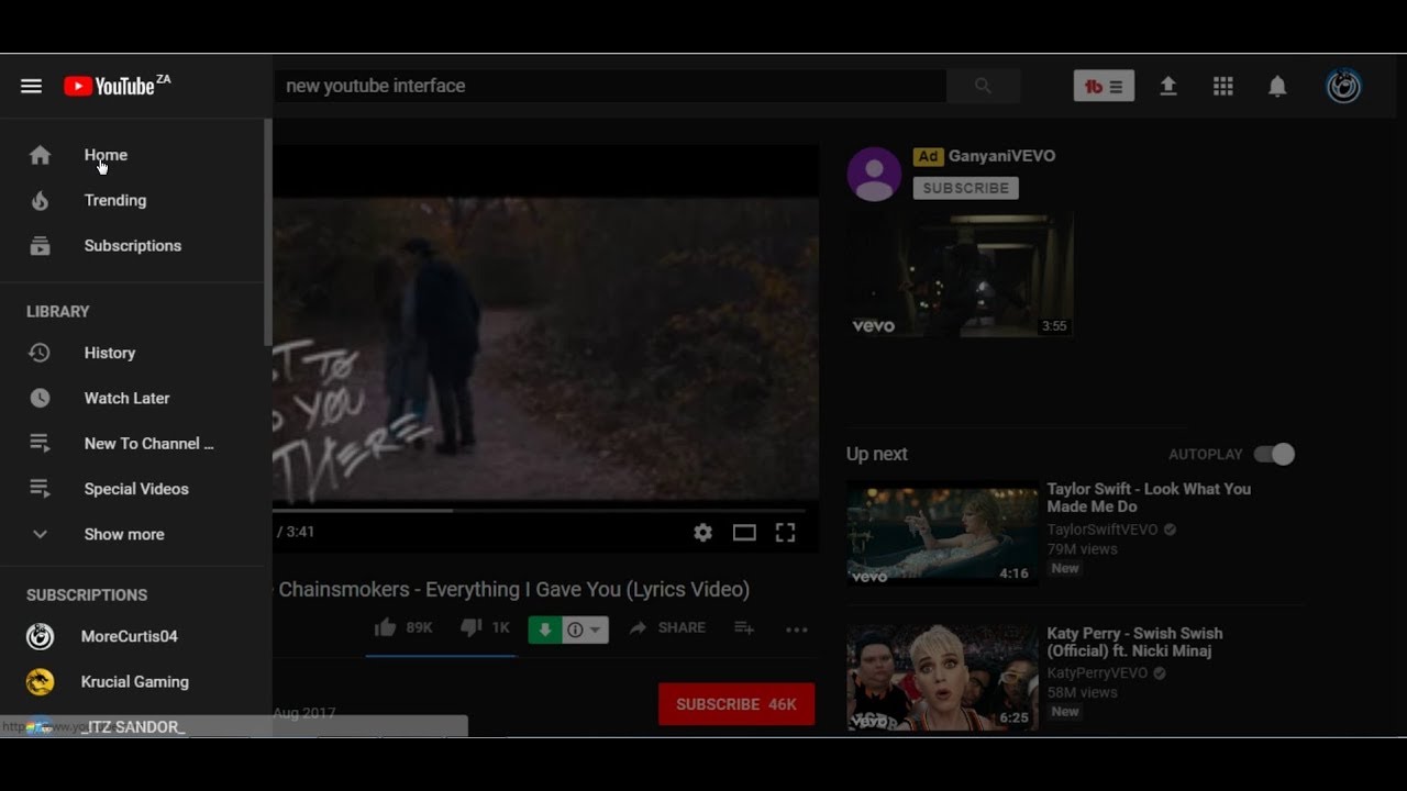New YouTube Interface September 2017 Update (Night Mode) - YouTube