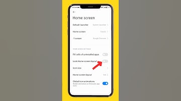 How to Lock Home Screen  Layout in Redmi Phone #style #shortvideo#shorts #tech