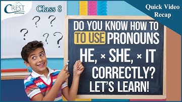 Class 8 Pronoun | English Olympiad | CREST Olympiads
